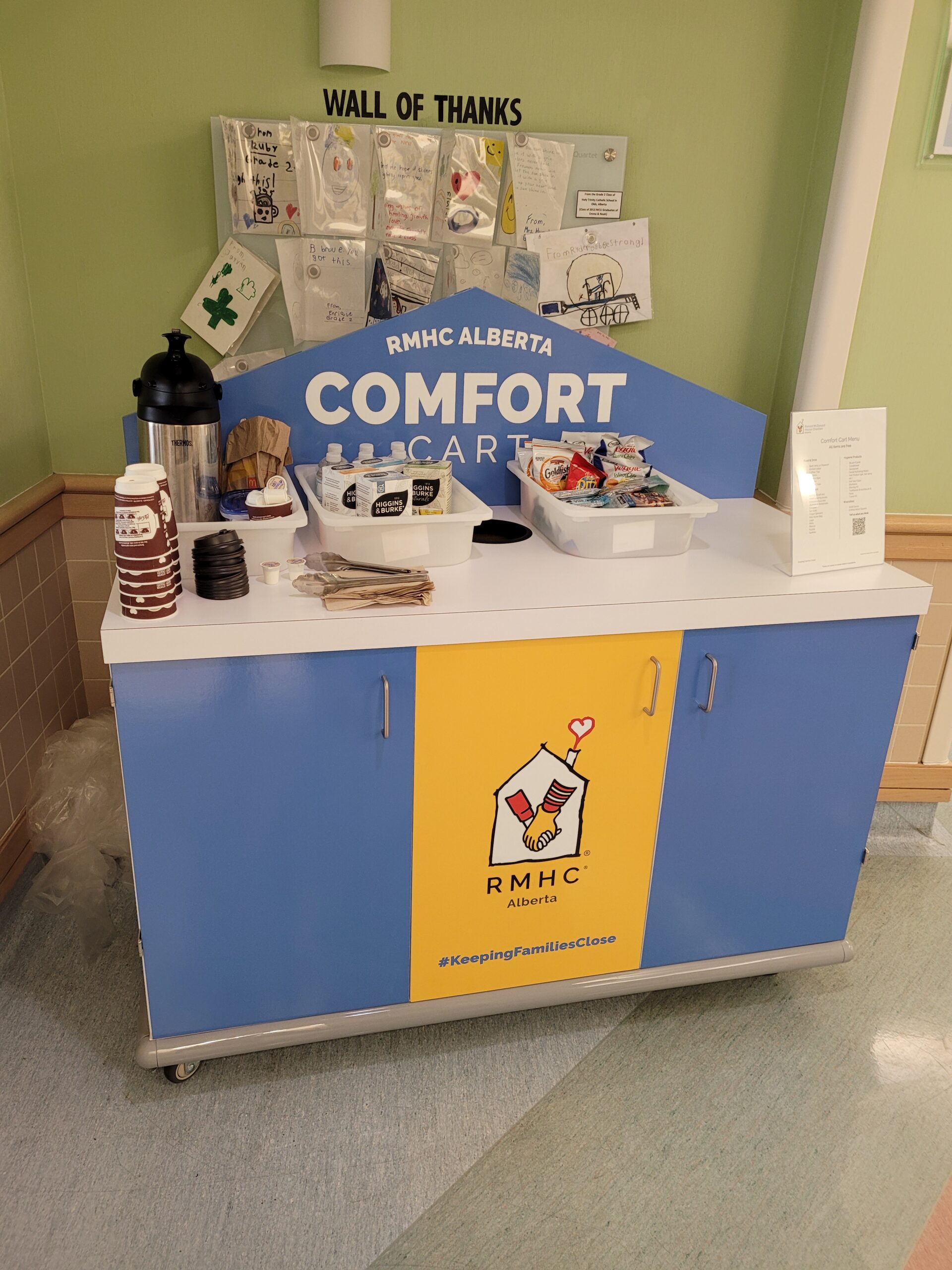 Comfort Cart Ronald McDonald House Charities Alberta